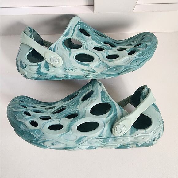 Women's Size 8 Merrell Hydro Moc Sandals Tie Dye Water Shoes Bloom StoneWash - Picture 11 of 13